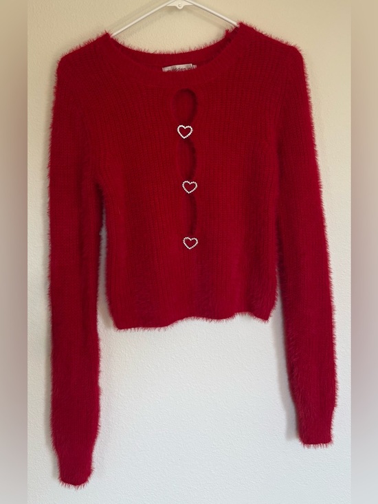 Madden Girl Sweaters - Madden Girl Heart Sweater